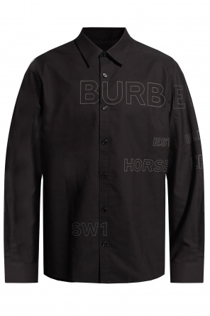 Burberry Kids star and monogram denim coat
